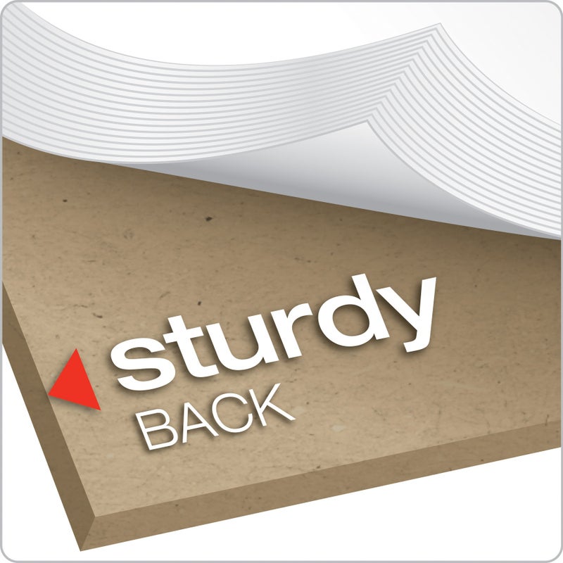 توبس دفاتر الكتابة القانونية TOPS، ذات الغلاف اللاصق، مقاس 8.5 × 11 بوصة، فارغة، 50 ورقة، عبوة من 12 دفترًا (71520)، أبيض - Image 4